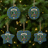 MacLaren Ancient Tartan Crest Christmas Ceramic Ornament